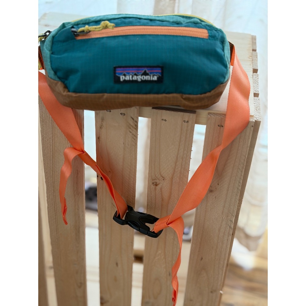 Patagonia Ultralight Black Hole Hip Pack Teal Orange Multi Color Waist Bag